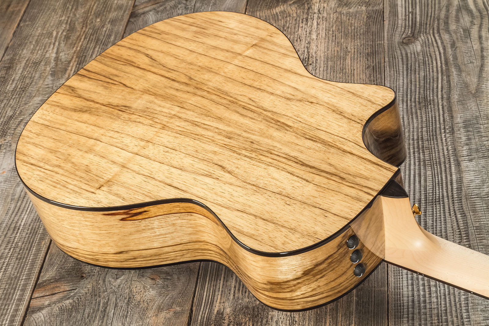 Taylor Custom Shop Ga-e Grand Auditorium Cw Epicea Black Limba Eb Es2 #1211103099 - Natural - Volksgitaar - Variation 6