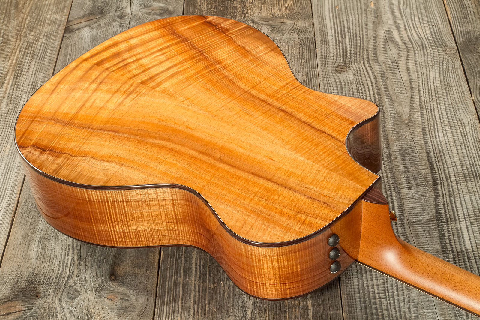 Taylor Custom Shop Ga-e Grand Auditorium Cw Tout Koa Eb Es2 #1211143039 - Natural - Westerngitaar & electro - Variation 5