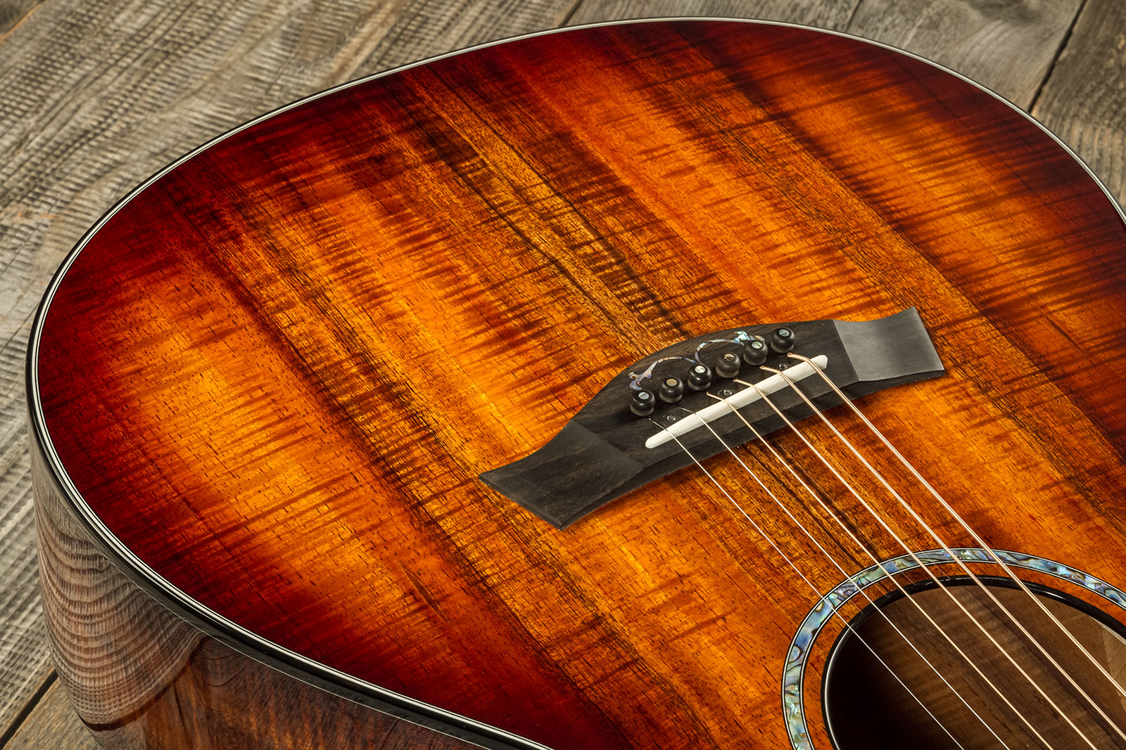 Taylor Custom Shop Gc-e Grand Concert Cw Tout Koa Eb Es2 #1211133097 - Sunburst - Volksgitaar - Variation 3