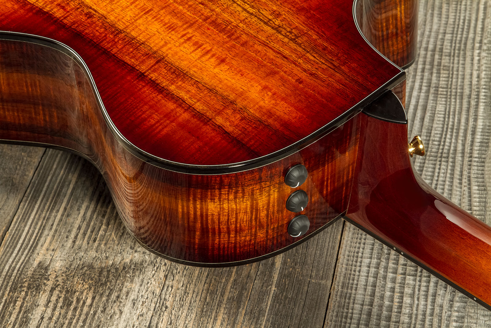 Taylor Custom Shop Gc-e Grand Concert Cw Tout Koa Eb Es2 #1211133097 - Sunburst - Volksgitaar - Variation 6