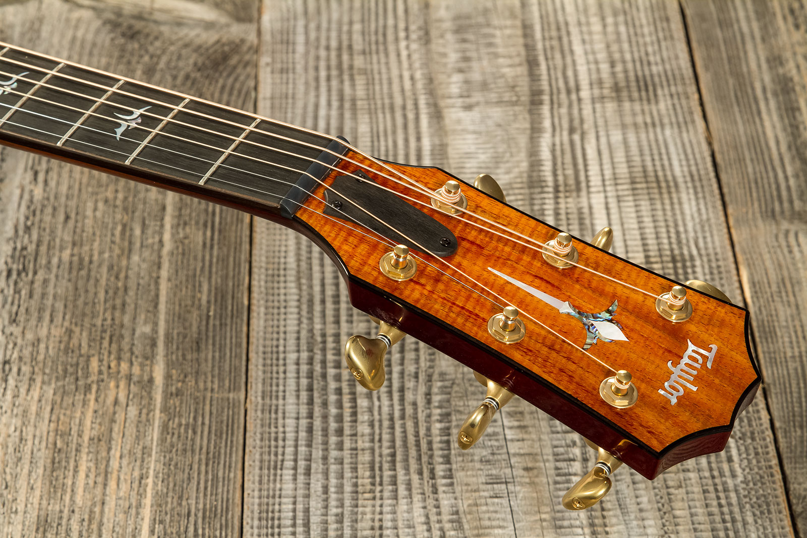 Taylor Custom Shop Gc-e Grand Concert Cw Tout Koa Eb Es2 #1211133097 - Sunburst - Volksgitaar - Variation 7