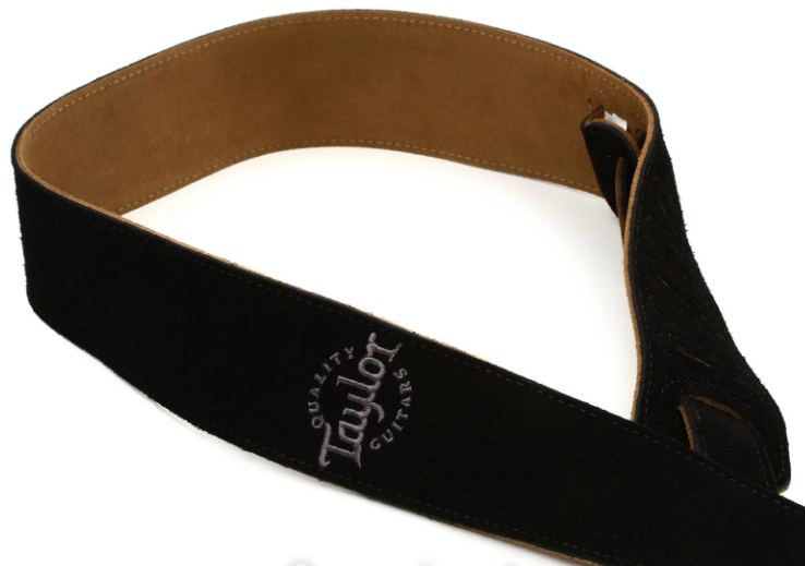 Taylor Strap Embroidered Suede Black 2.5 Inches - Gitaarriem - Variation 2