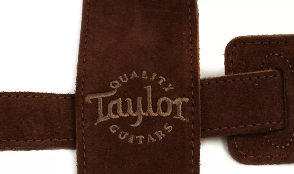 Taylor Strap Embroidered Suede Choc 2.5 Inches - Gitaarriem - Variation 3