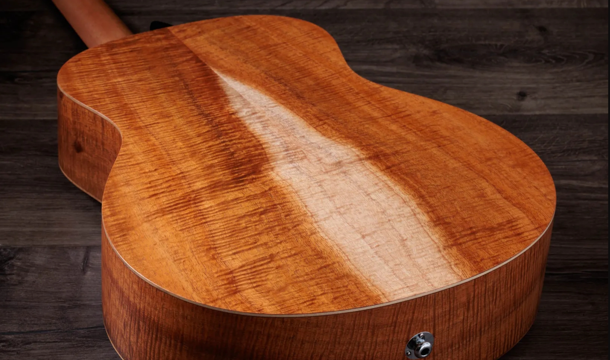 Taylor Gs Mini-e Ltd Figured Koa Parlor Shsc Epicea Koa Eb Esb - Natural Matte - Folk gitaar - Variation 4