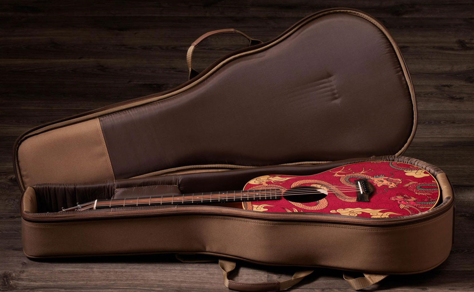 Taylor Gs Mini-e Special Edition Epicea Acajou Eb Esb - Year Of The Dragon - Volksgitaar - Variation 6