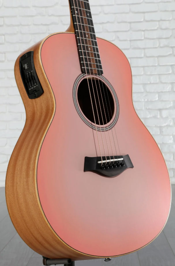 Taylor Gs Mini-e Special Edition Parlor Shsc Epicea Sapele Eb Esb - Sakuraburst - Folk gitaar - Variation 3