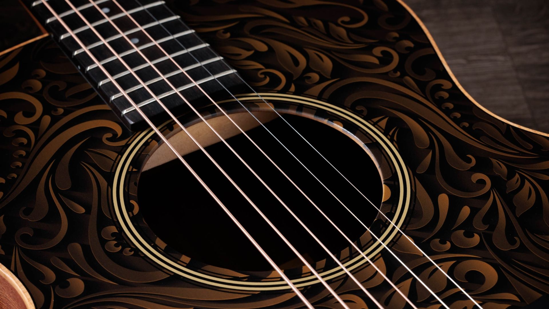 Taylor Gs Mini-e Special Edition Parlor Shsc Epicea Sapele Es-b Eb - Paisley Burst - Folk gitaar - Variation 2