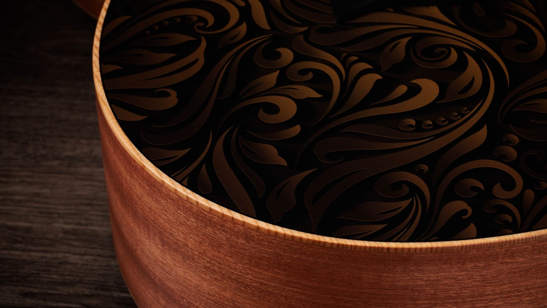 Taylor Gs Mini-e Special Edition Parlor Shsc Epicea Sapele Es-b Eb - Paisley Burst - Folk gitaar - Variation 4