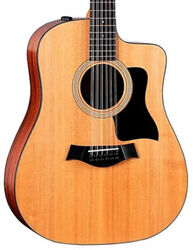 Folk gitaar Taylor 150ce 12-String - Natural