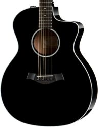Folk gitaar Taylor 214ce-BLK DLX - Black
