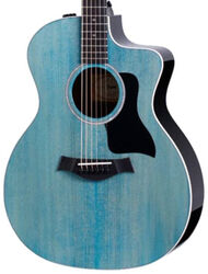 Elektro-akoestische gitaar Taylor 214ce DLX LTD - Trans blue top
