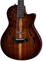 Semi hollow elektriche gitaar Taylor T5z Classic Koa - Shaded edgeburst