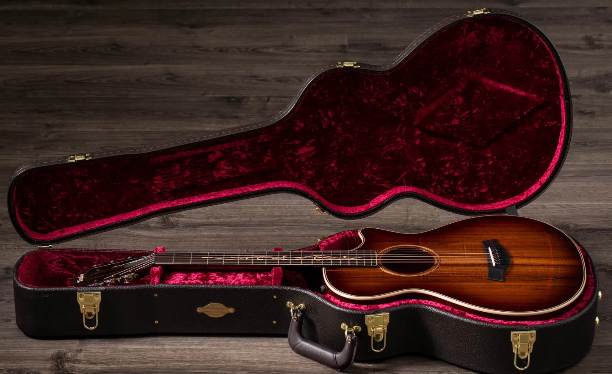 Taylor K22ce 12-fret Grand Concert Cw Shsc Tout Koa Eb Es2 - Dark Edgeburst - Folk gitaar - Variation 9