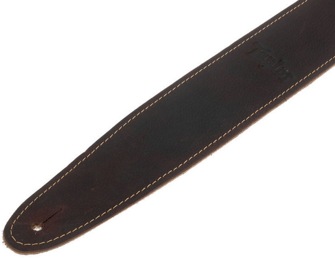 Taylor Strap Choc Brown Leather Suede Back 2.5 Inches - Gitaarriem - Variation 1