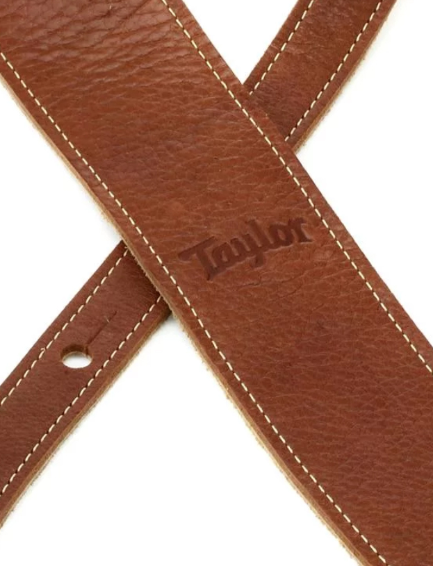 Taylor Strap Med Brown Leather Suede Back 2.5 Inches - Gitaarriem - Variation 1