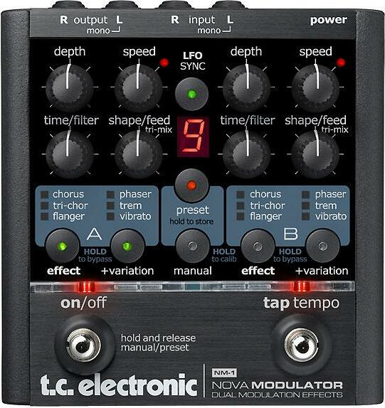 Tc Electronic Nm1 Nova Modulator - Modulation/chorus/flanger/phaser en tremolo effect pedaal - Main picture