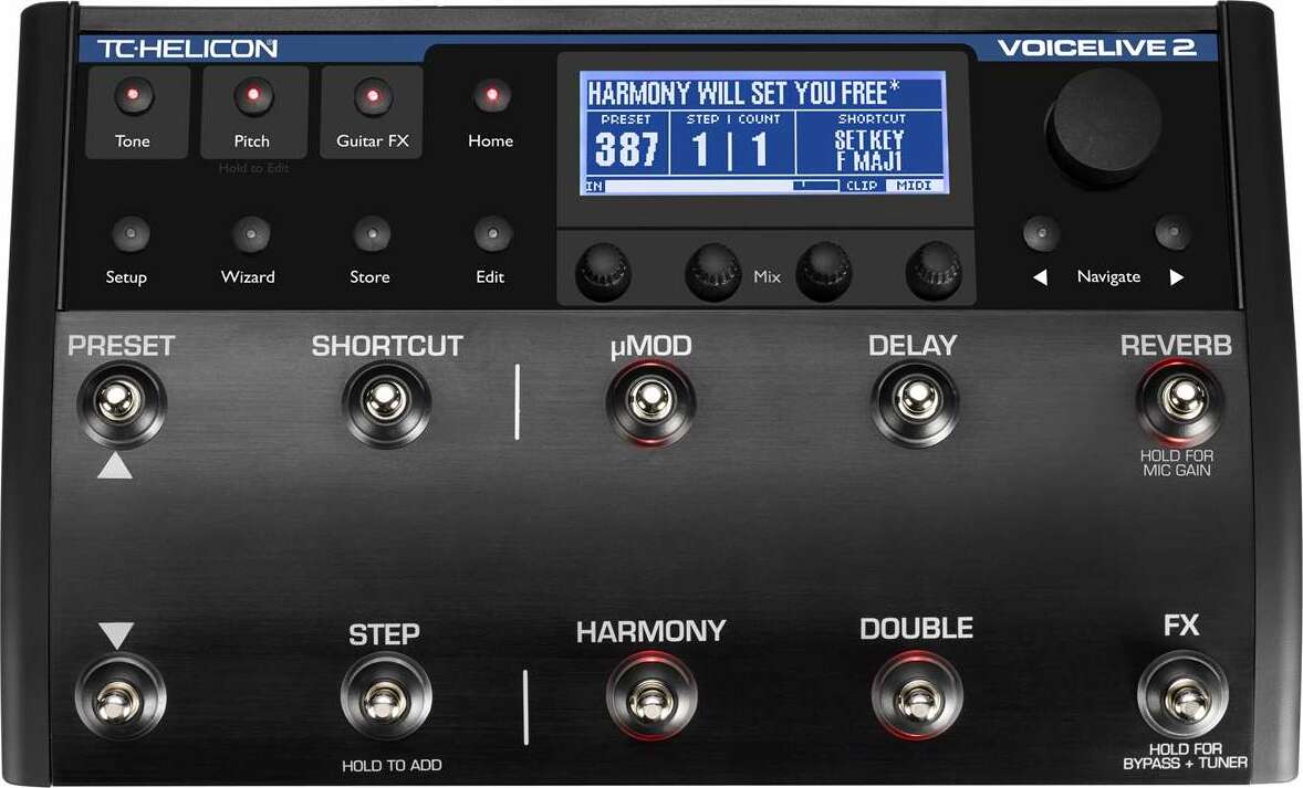 Tc-helicon Voice Live 2 Vocal Harmony And Effects - Effecten processor - Main picture