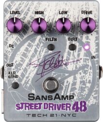 Bas voorversterker Tech 21 Street Driver 48 Frank Bello Signature