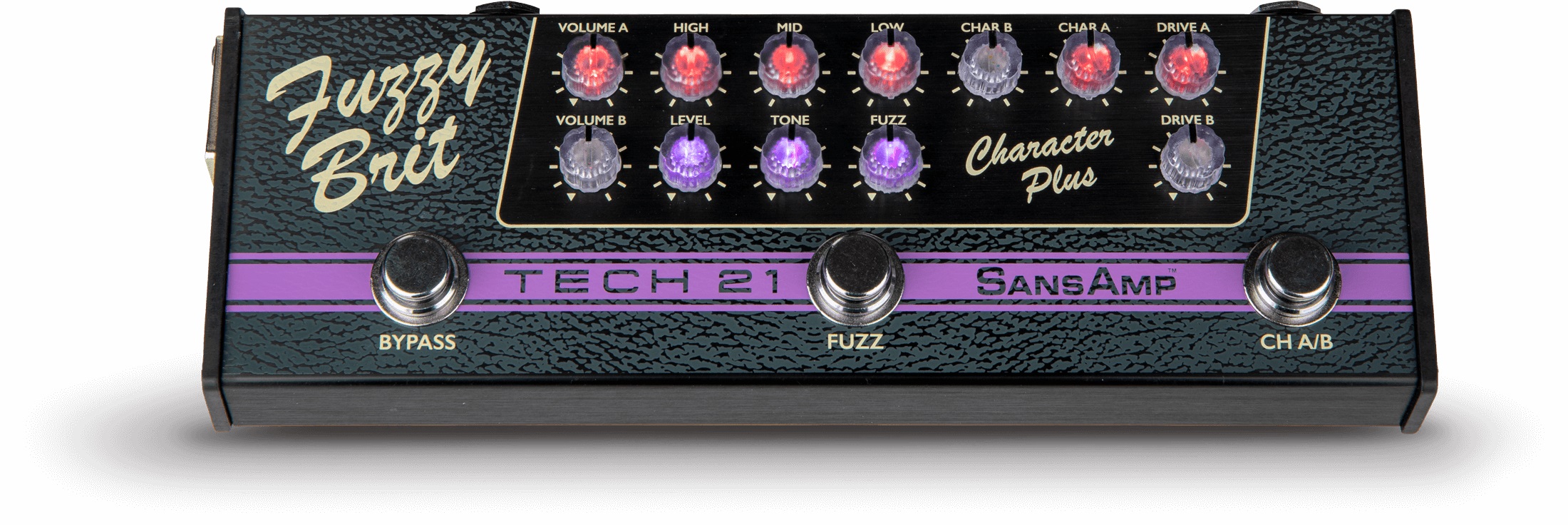Tech 21 Fuzzy Brit Character Series - Simulatie van gitaarversterkermodellering - Variation 1