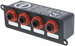 Toebehoren en onderdelen voor effecten Temple audio design Mini Module 4 Way Jack Patch