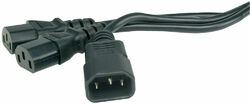 Toebehoren en onderdelen voor effecten Temple audio design IEC to IEC Mains 2-Way Splitter