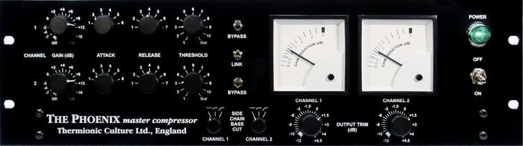 Thermionic Culture Phoenix Compresseur 2 Canaux Mastering Plus - Compressor / limiter / gate - Main picture