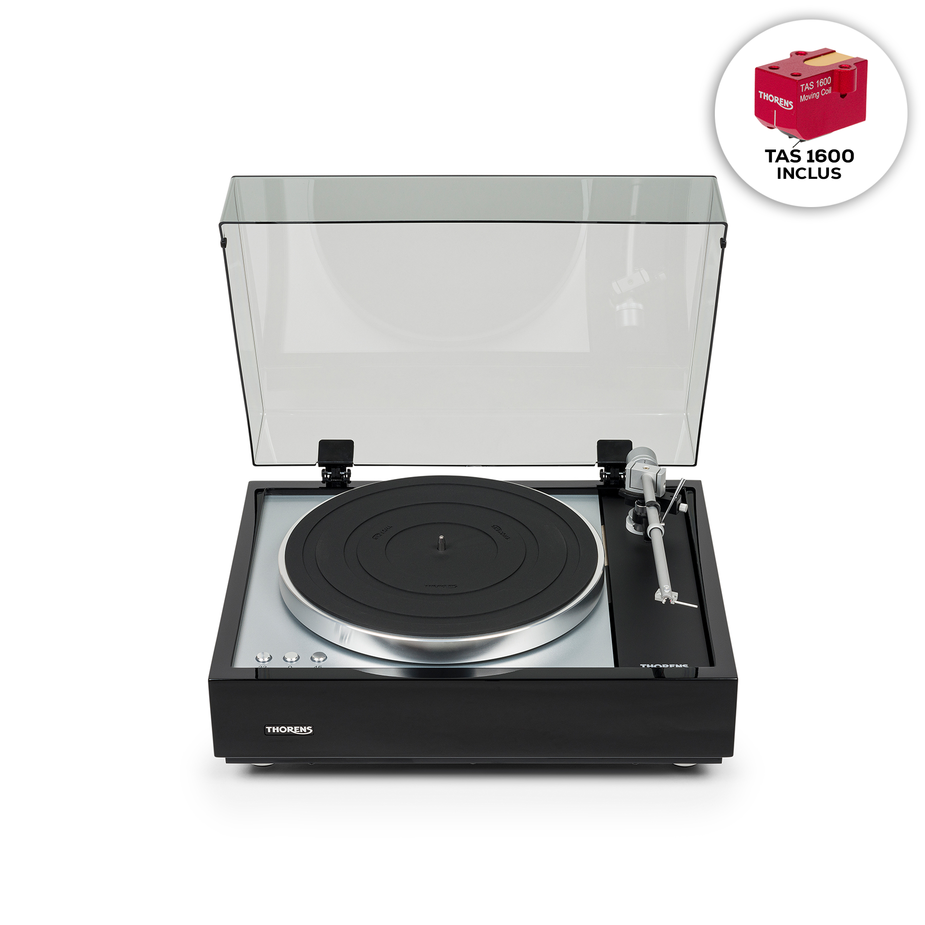 Thorens Td 1600 Noir Inclus Tas 1600 -  - Variation 4