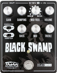 Overdrive/distortion/fuzz effectpedaal Thorn soundlabs Black Swamp