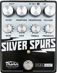 Overdrive/distortion/fuzz effectpedaal Thorn soundlabs Silver Spurs
