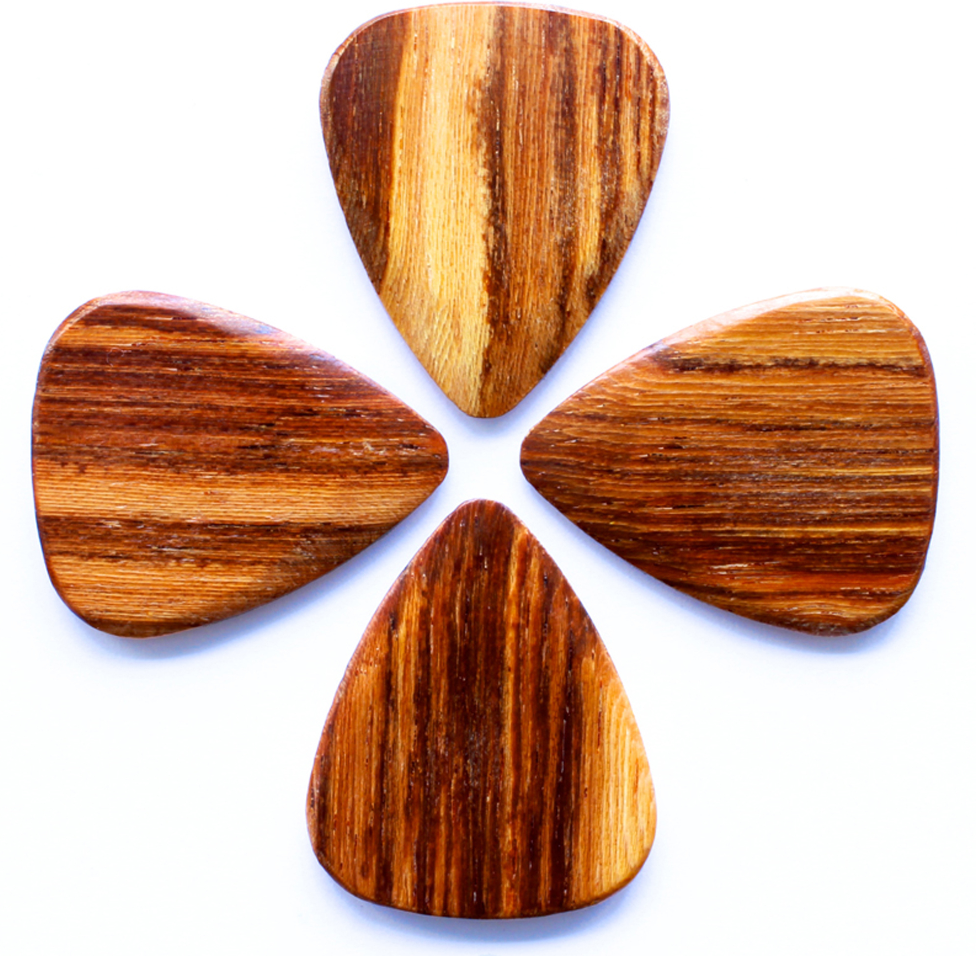 Timber Tones Sachet 4 Mediators En Bois - Ebene Pm - Plectrum - Main picture