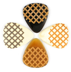 4 Horn And Bone Picks Pack - Grip