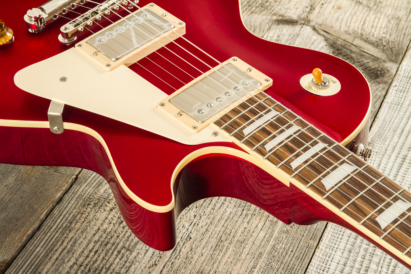 Tokai Love Rock Ls101 Jap 2h Ht Rw #2348440 - Candy Apple Red - Enkel gesneden elektrische gitaar - Variation 3