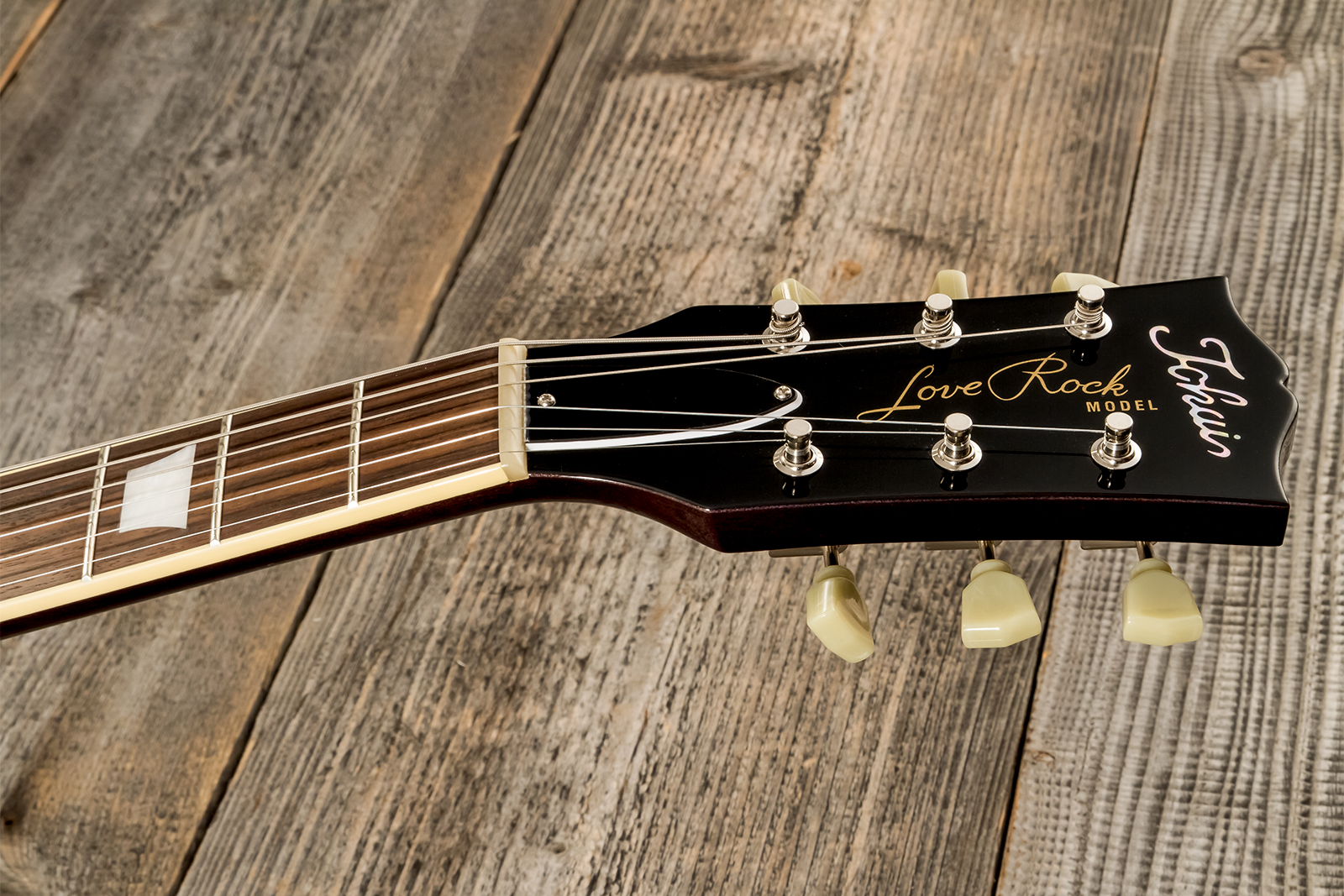 Tokai Love Rock Ls101q Jap 2h Ht Rw #2450033 - See Through Black - Enkel gesneden elektrische gitaar - Variation 8