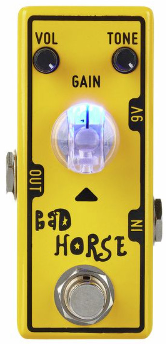 Tone City Audio Bad Horse Overdrive T-m Mini - Overdrive/Distortion/fuzz effectpedaal - Main picture