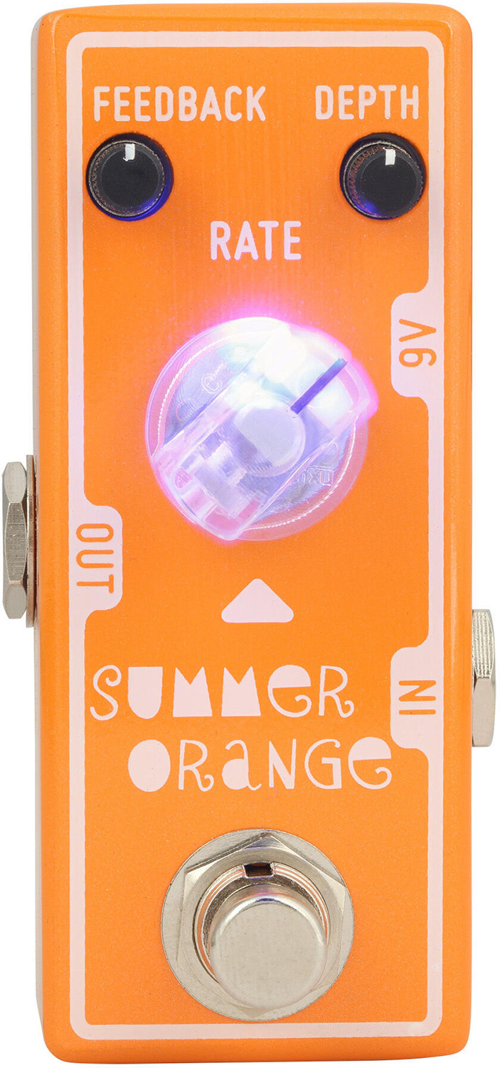 Tone City Audio Summer Orange Phaser T-m Mini - Modulation/chorus/flanger/phaser en tremolo effect pedaal - Main picture