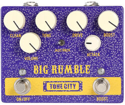 Overdrive/distortion/fuzz effectpedaal Tone city audio Big Rumble