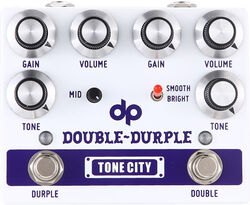 Overdrive/distortion/fuzz effectpedaal Tone city audio Custom Double Durple Overdrive / Boost