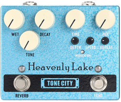 Reverb/delay/echo effect pedaal Tone city audio Heavenly Lake Reverb Echo