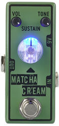 Overdrive/distortion/fuzz effectpedaal Tone city audio T-M Mini Matcha Cream Fuzz