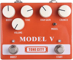 Overdrive/distortion/fuzz effectpedaal Tone city audio Model V Distortion