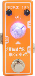 Modulation/chorus/flanger/phaser en tremolo effect pedaal Tone city audio T-M Mini Summer Orange Phaser
