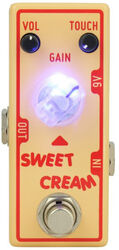 Overdrive/distortion/fuzz effectpedaal Tone city audio T-M Mini Sweat Cream Overdrive