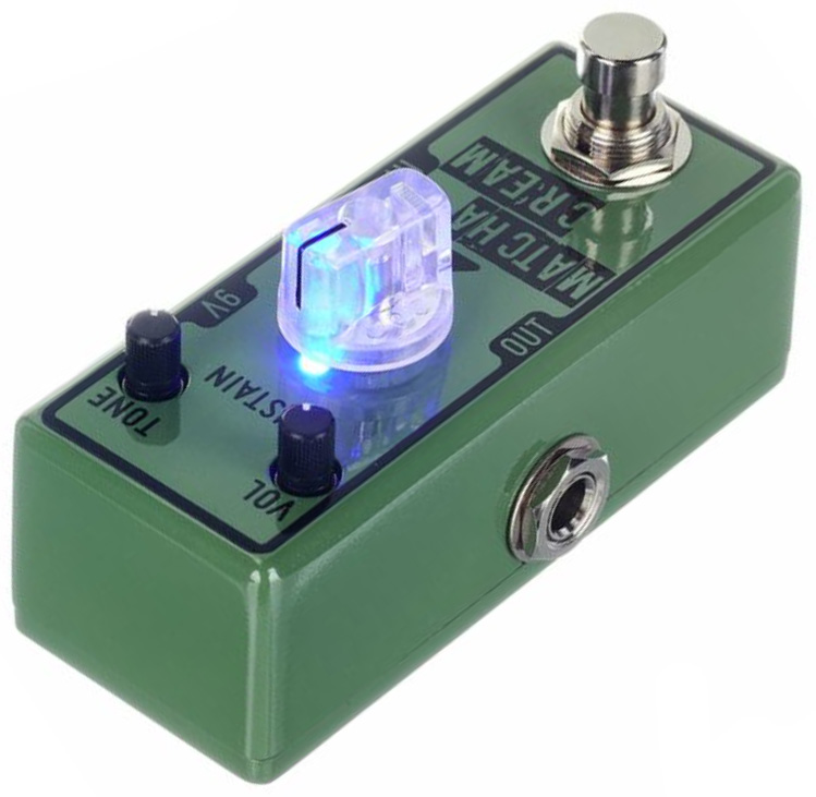 Tone City Audio Matcha Cream Fuzz T-m Mini - Overdrive/Distortion/fuzz effectpedaal - Variation 2