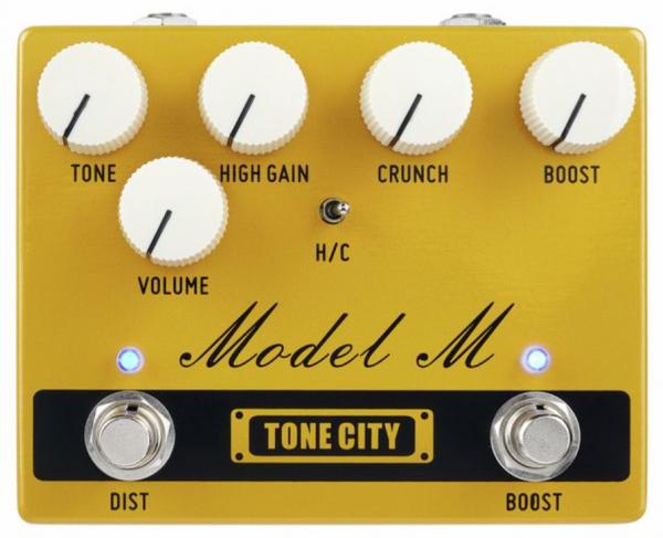 Overdrive/distortion/fuzz effectpedaal Tone city audio Model M Distortion V2