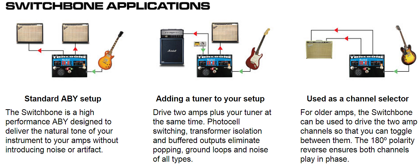 Tonebone Switchbone Aby Amp Selector - Voetschakelaar & anderen - Variation 2