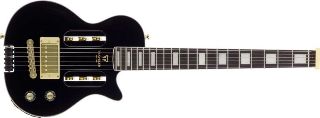 Traveler Guitar Escape Eg-1 Custom - Black - Elektrische reisgitaar - Main picture