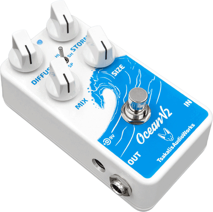 Tsakalis Audioworks Ocean V2 Reverb - Reverb/delay/echo effect pedaal - Variation 1