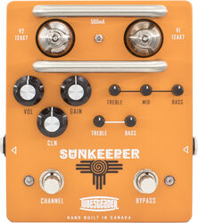 Elektrische voorversterker Tubesteader Sunkeeper Tube Overdrive Preamp