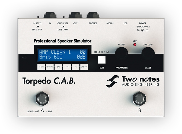 Two Notes Torpedocab - Multieffecten Pedaal voor Electrische Gitaar - Variation 2