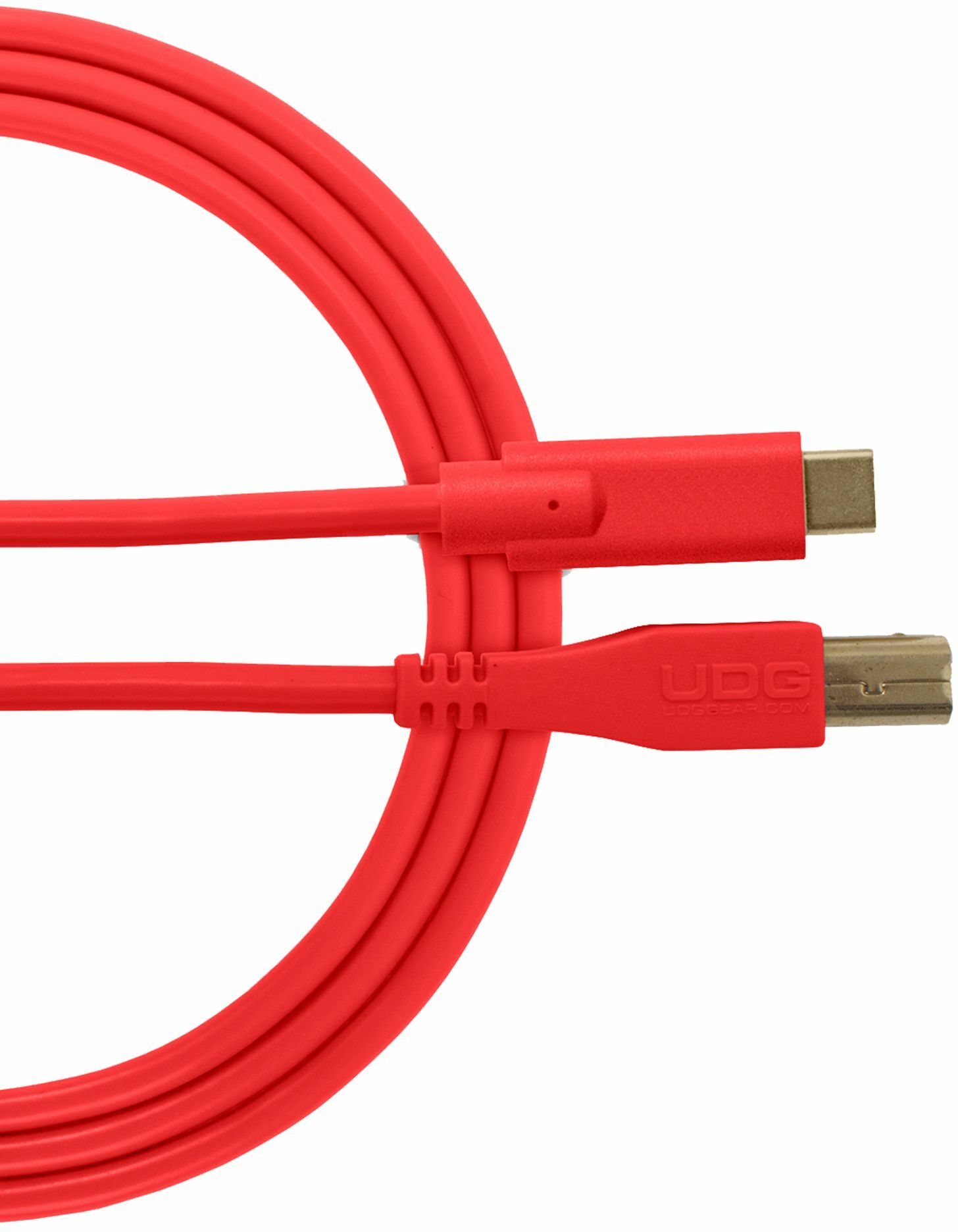 Udg U 96001 Rd (cable Usb 2.0 C-b Rouge Droit 1.5m) - Kabel - Main picture